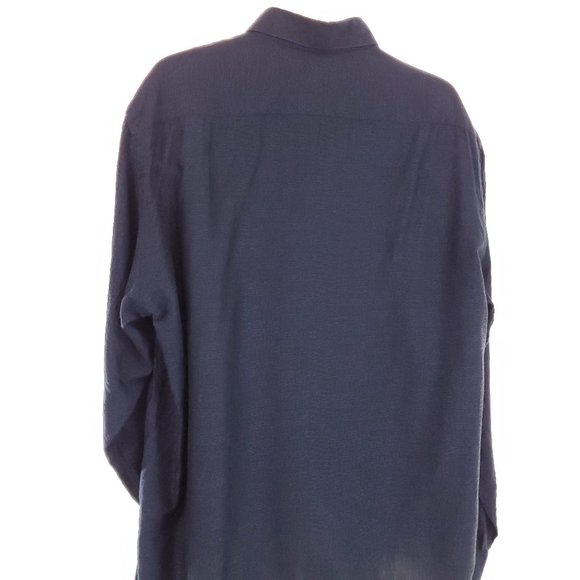 17 1/2 XL VTG VERCACE V2 ALL Over Print Mens Shirt - Picture 10 of 16